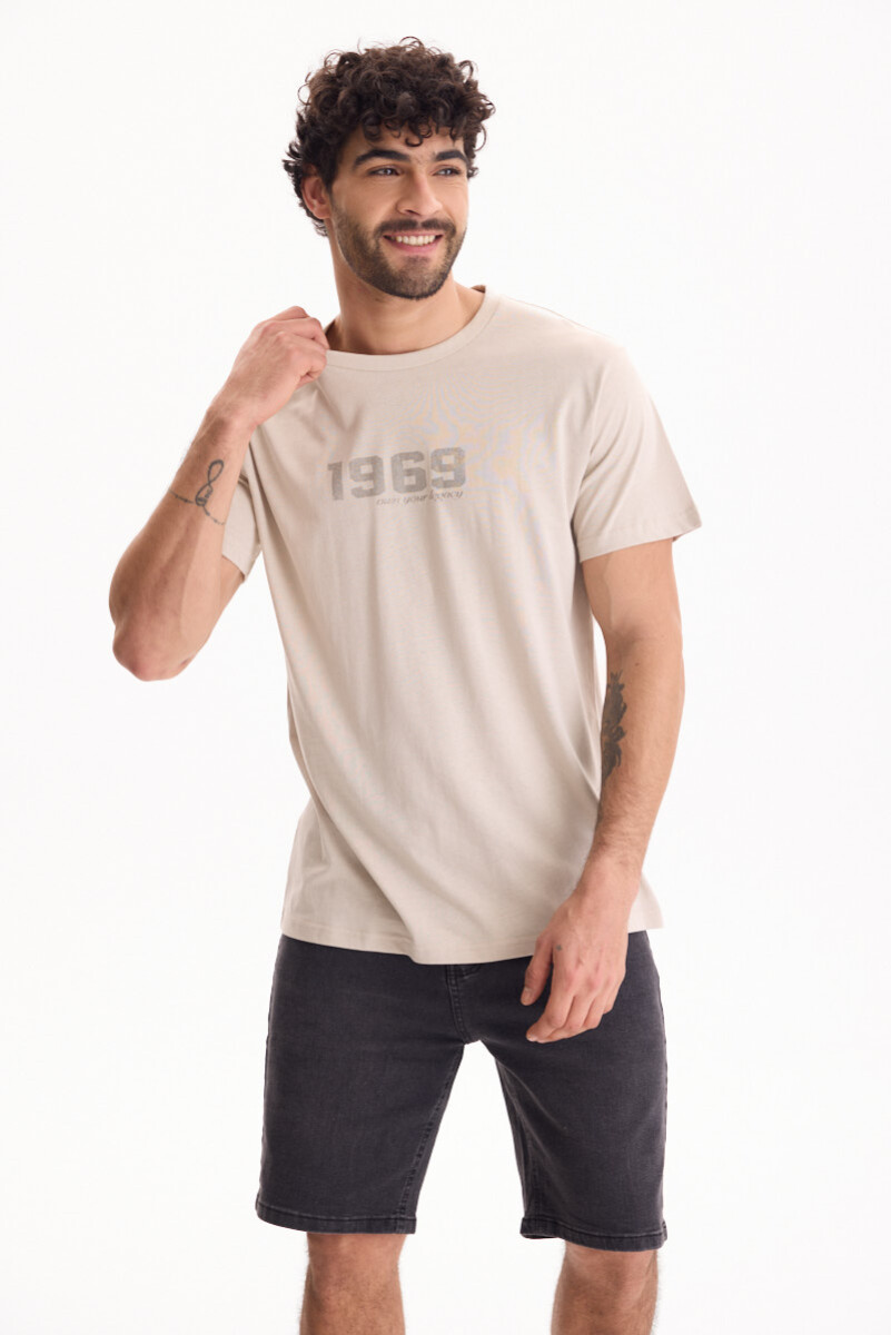 Remera Heritage - Beige 