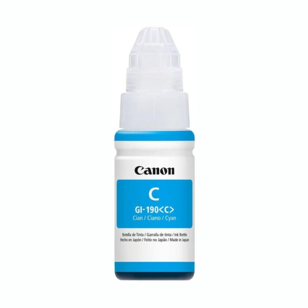 Botella De Tinta CANON GI-190 Cyan 70Ml Original 