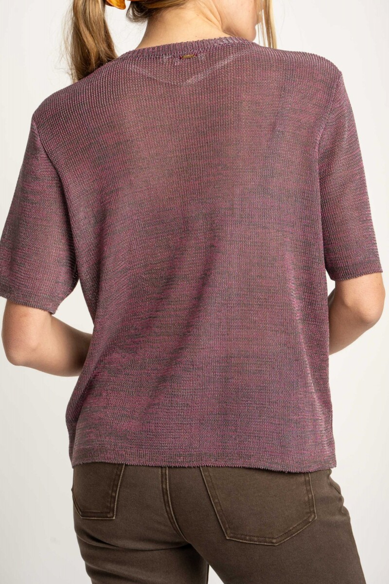 Top Tejido Berenjena