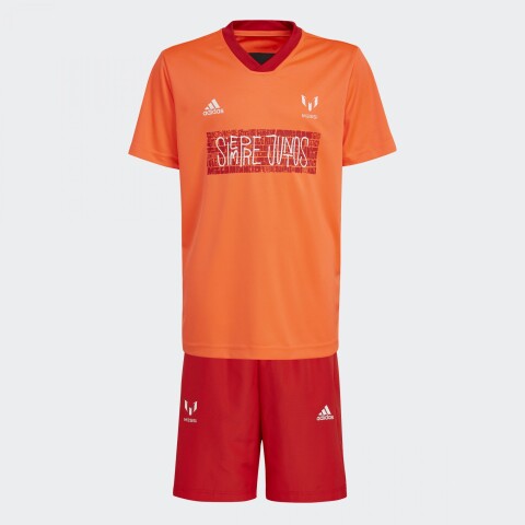 Conjunto Adidas Messi Anaranjado