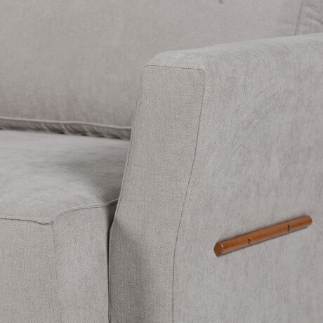 Rinconera Amadeus - Tela Microfibra - Chaise Izquierdo 2228 (Gris)