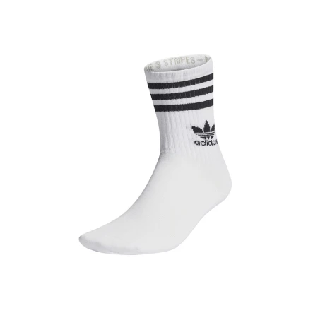MEDIAS adidas CLASICOS MID CUT WHITE