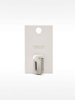 Aro Individual De Cristales - Acero Inoxidable plateado