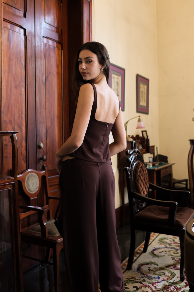 PANTALON ELIA MARRON