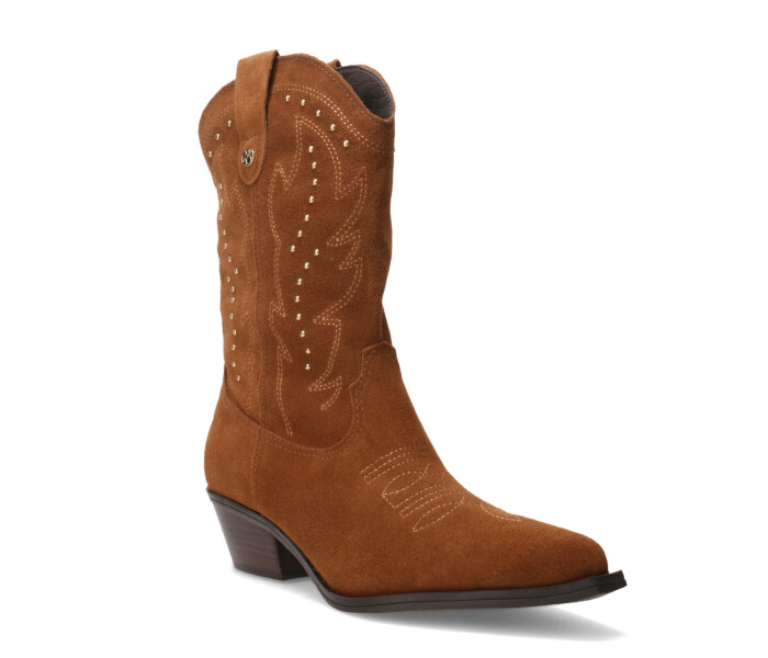 Botas de Mujer Bottero Tejana Marrón Camel