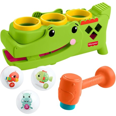 Juguete Cocodrilo Fisher Price Pelotitas Divertidas 001