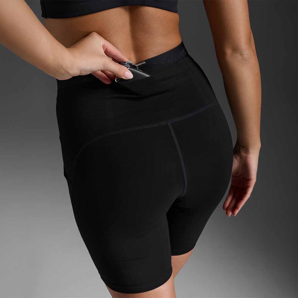 Bikers Form Stash Hi-Rise Bike Shorts Mujer Black/black
