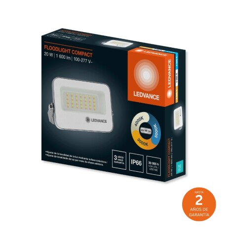 FOCO LED LEDVANCE OSRAM COMPACT G2 IP65 20W Foco LED LEDVANCE Compact IP65 20W CCT Blanco