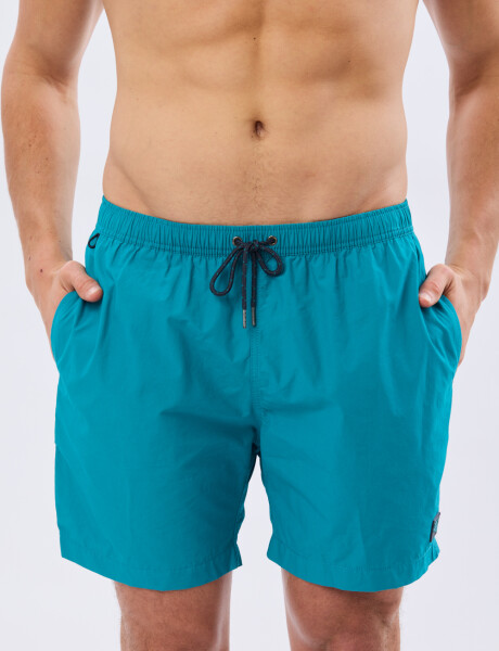 SHORT DE BAÑO LISO Verde Claro