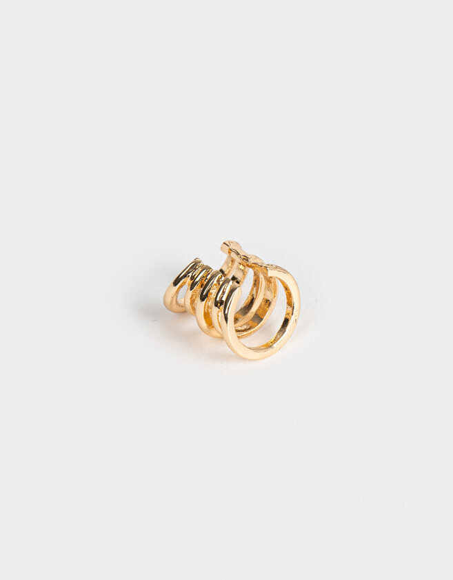 Bijou Cuff Metal Earcuff De Metal Dorado - Dorado