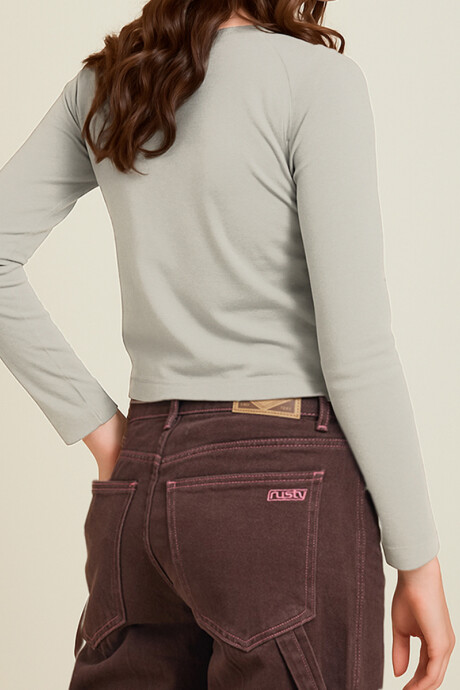 T-SHIRT SAULA RUSTY Hueso