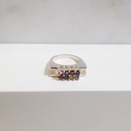 Anillo Multi Stone - Plata 925 Anillo Multi Stone - Plata 925