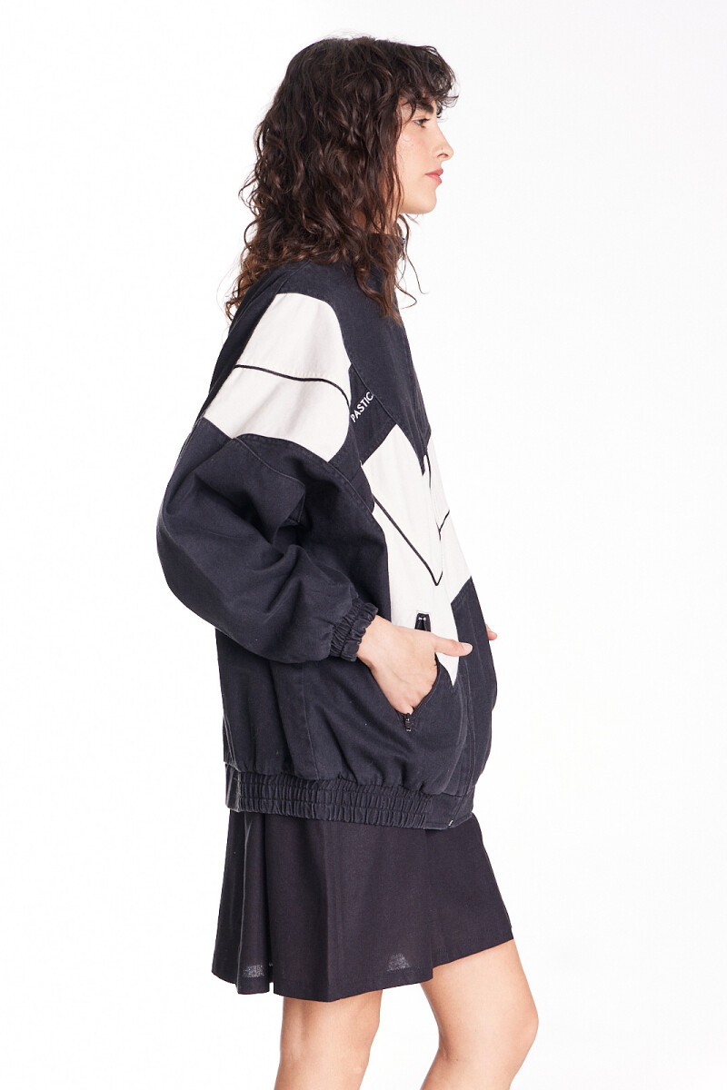 Campera Olímpica Denim Solid Black