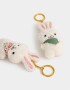 Llavero Peluche Set De Dos Llaveros De Conejitos De Peluche Para Compartir - Combinacion Multicolor
