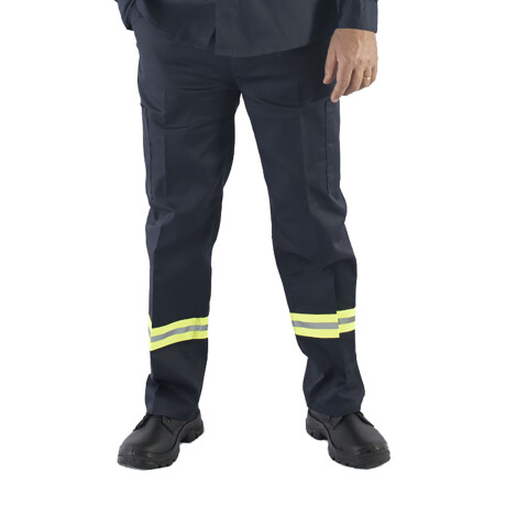 Pantalón de trabajo con reflectivo Grafor Azul marino