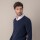 Sweater V Merino Azul