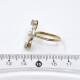 Anillo Antiguo En Oro 18K , Brillantes, Diamantes Y Perla De Cultivo Anillo Antiguo En Oro 18K , Brillantes, Diamantes Y Perla De Cultivo