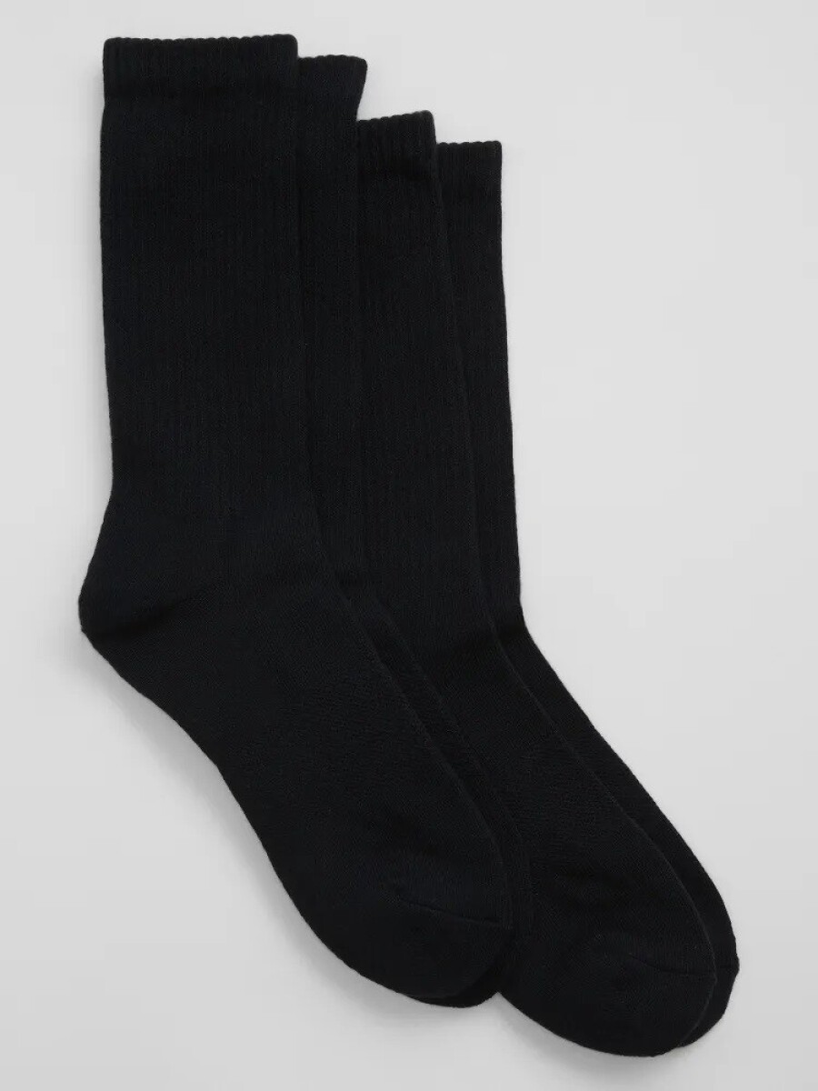 Medias Pack X2 Mujer - True Black 