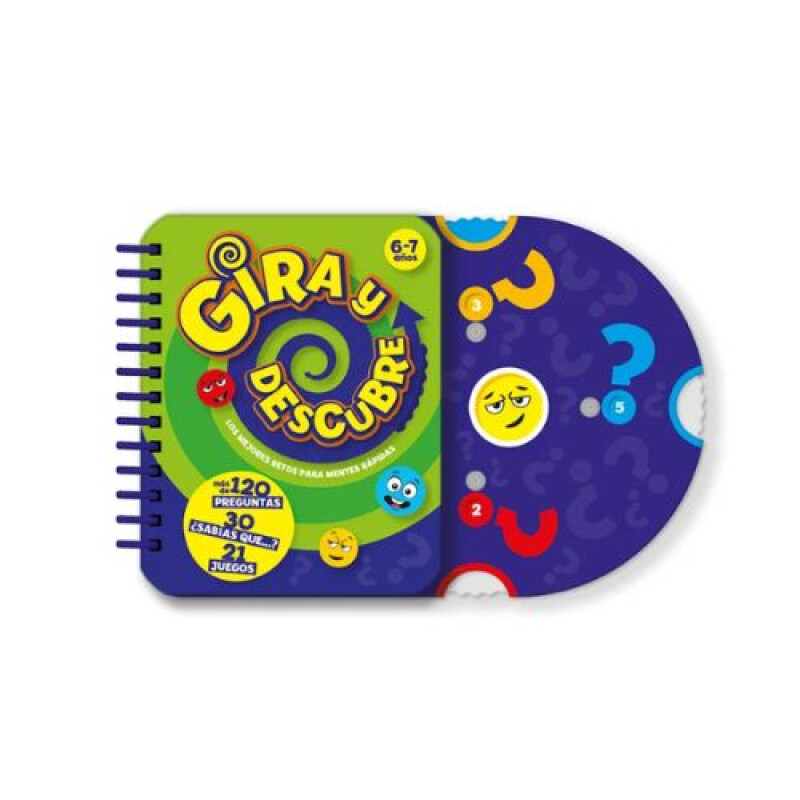 Libro con juegos mentales Gira y descubre Imagiland 6-7 años Libro Con Juegos Mentales Gira Y Descubre Imagiland 6-7 Años