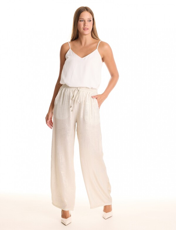 Pantalon Brillo CRUDO