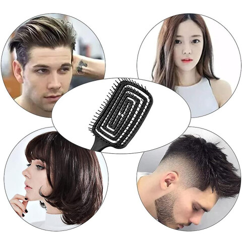 Cepillo curvo de pelo con ventilación 24x8cm (M1821) Cepillo Curvo De Pelo Con Ventilación 24x8cm (m1821)