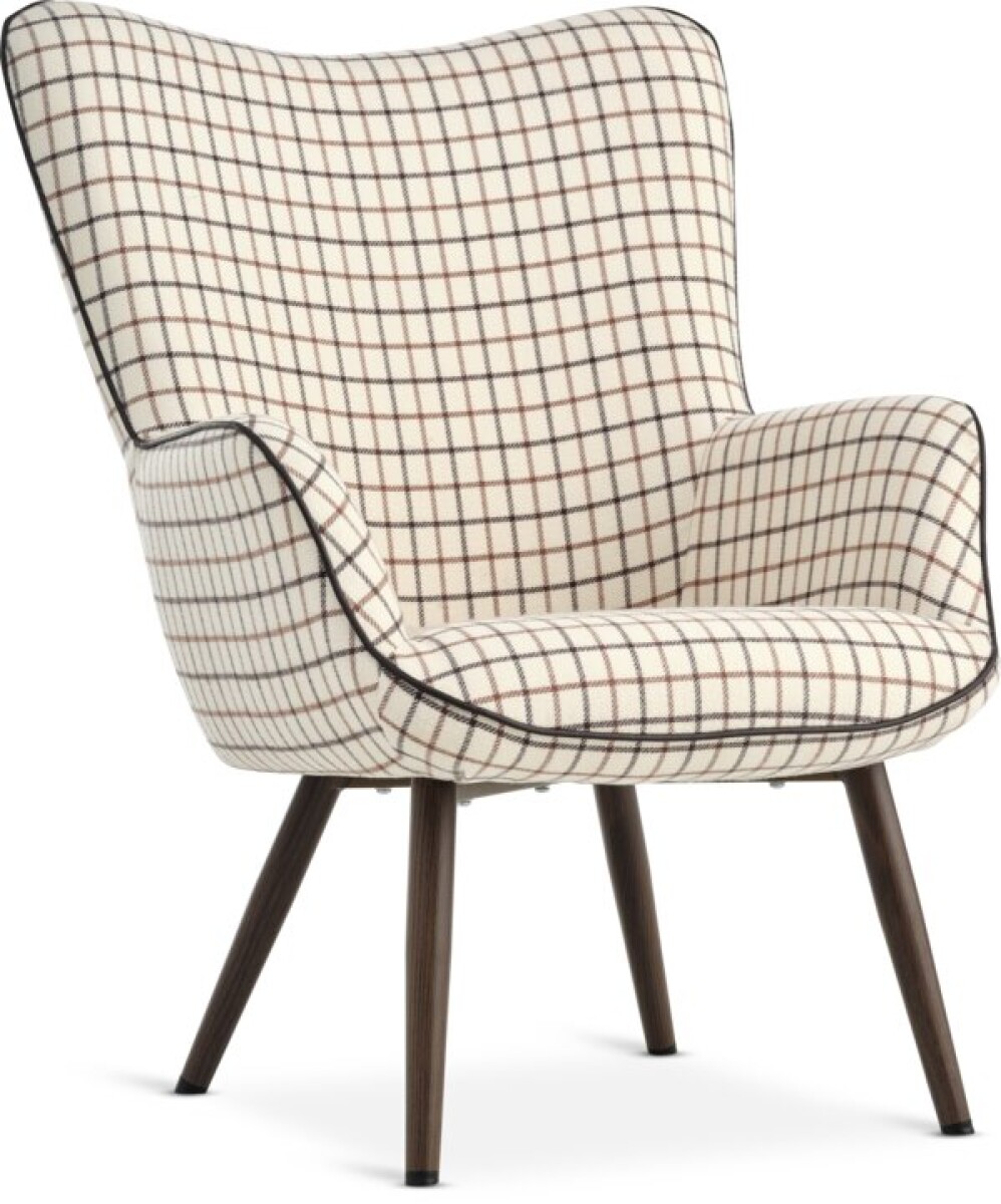 Sillón BIERSTED a cuadros 