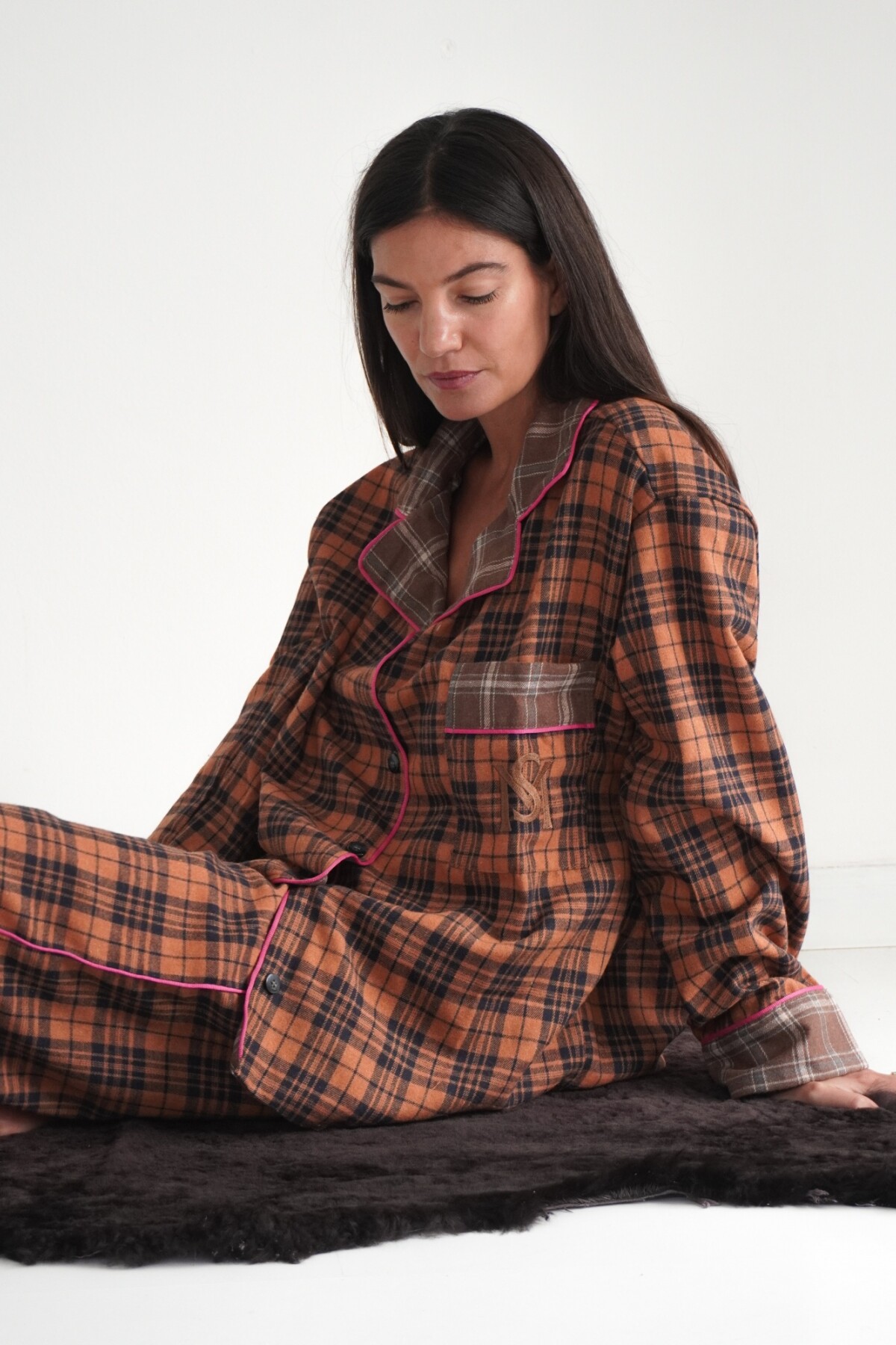 Sleepwalker Pijama Woman Camel / Chocolate