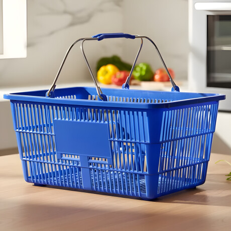 Canasto supermercado AZUL