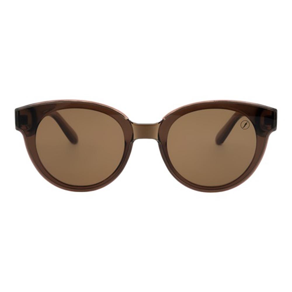 Lentes De Sol Infinity Redondo Marrón/Beige