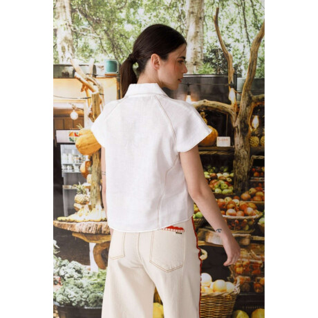 Pre Venta Blusa Zip Blanco