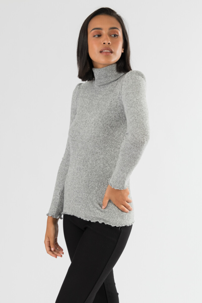 Polera comfy Gris