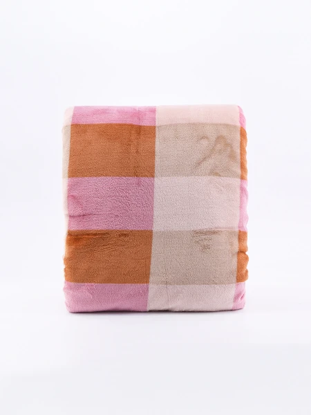 MANTA SHERPA PRINT ROSADO