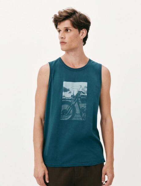 MUSCULOSA CON ESTAMPA T-SHIRT MUSCULOSA MASC