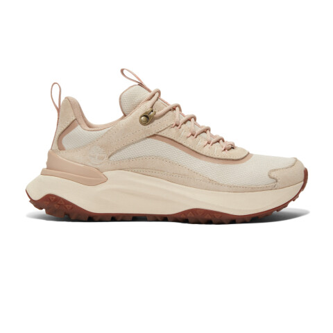 Zapatillas Low Lace Up Waterproof Mujer Natural Mesh