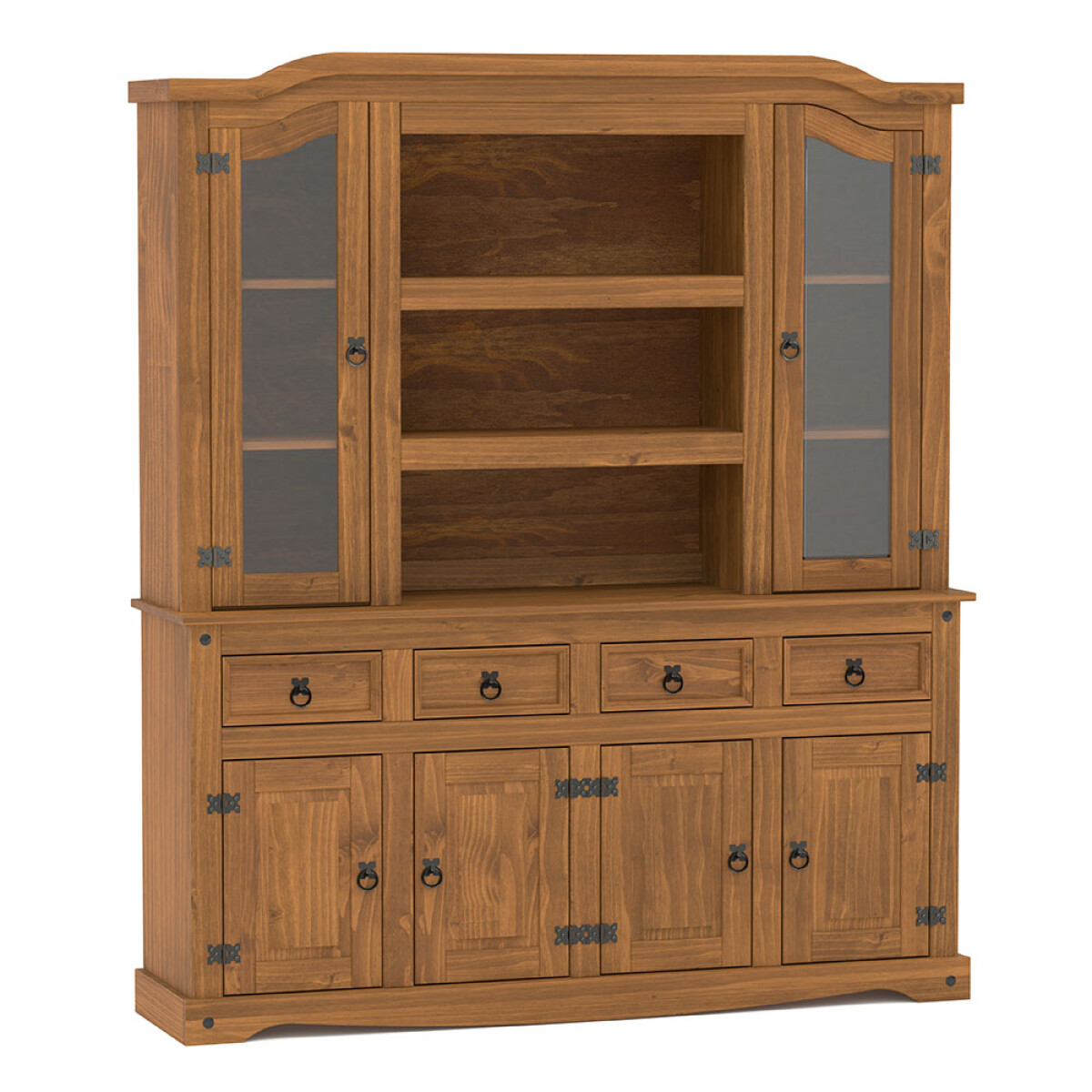 Modular Cristalero 6P4C Línea Naturale - Roble 