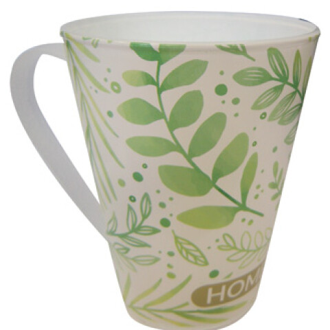 Taza Plástica 360 ml Hojas