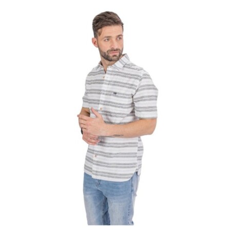 Camisa a rayas UFO Grint Verde Camisa a rayas UFO Grint Verde