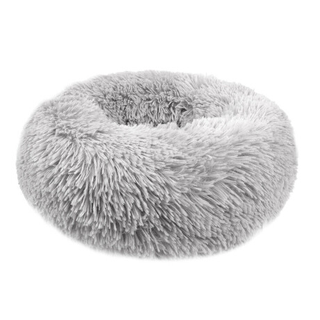Cama tipo dona para Perro/Gato 60 cm Gris
