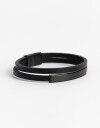 Pulseras Flexibles PU Pulsera Flexible Men´s Collection - Negro