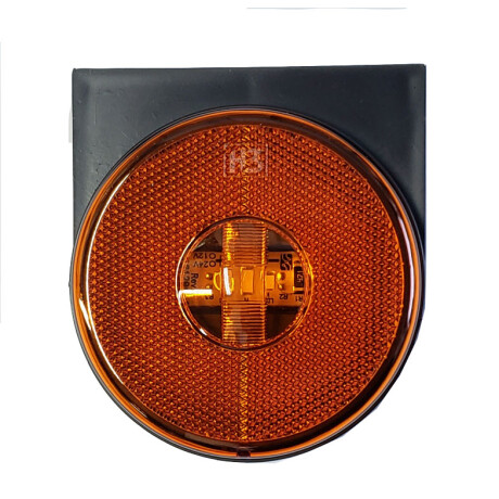 FAROL - LATERAL LED 88MM C/SOPORTE AMBAR 12-24V FICHA 2T H3 COMPONENTES FAROL - LATERAL LED 88MM C/SOPORTE AMBAR 12-24V FICHA 2T H3 COMPONENTES