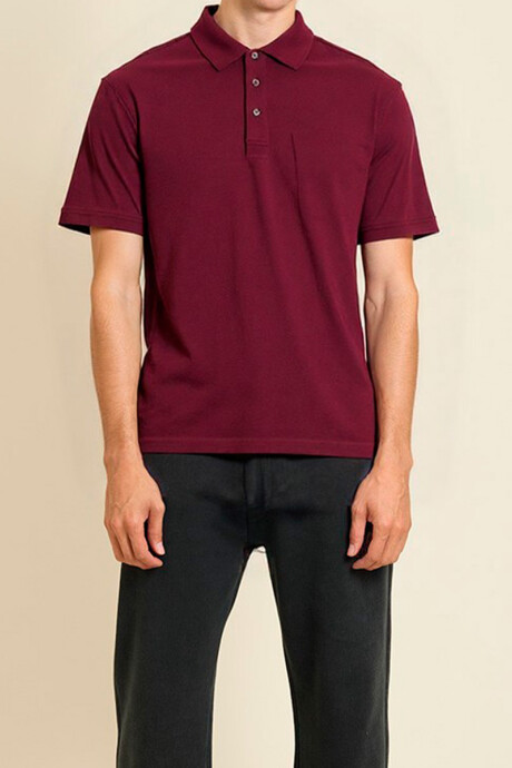 T-SHIRT POLO CORBIN Rojo
