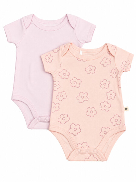 BODY MANGA CORTA PACK X 2 LILA
