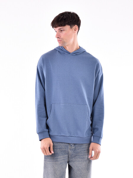 HOODIE MARTÍN AZUL PIEDRA