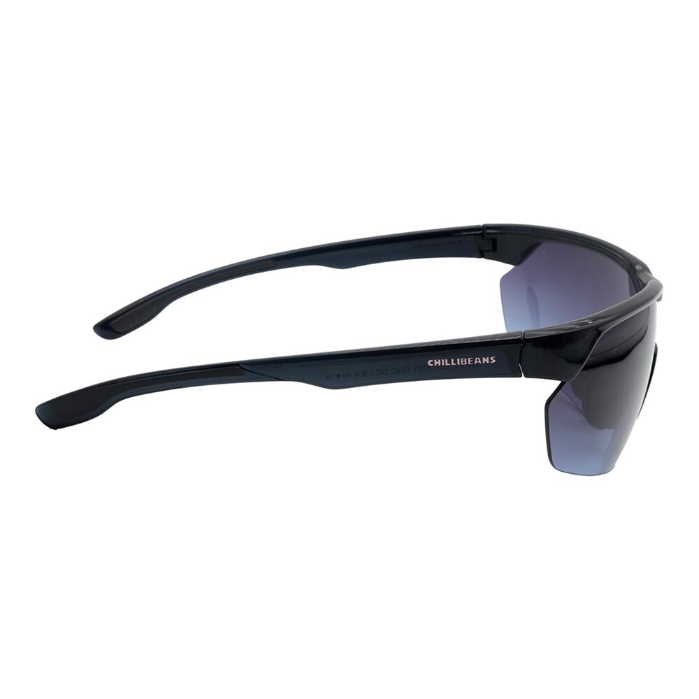 Lentes De Sol Policarbonato Esporte Chilli Beans Performance Gradiente Azul/Negro