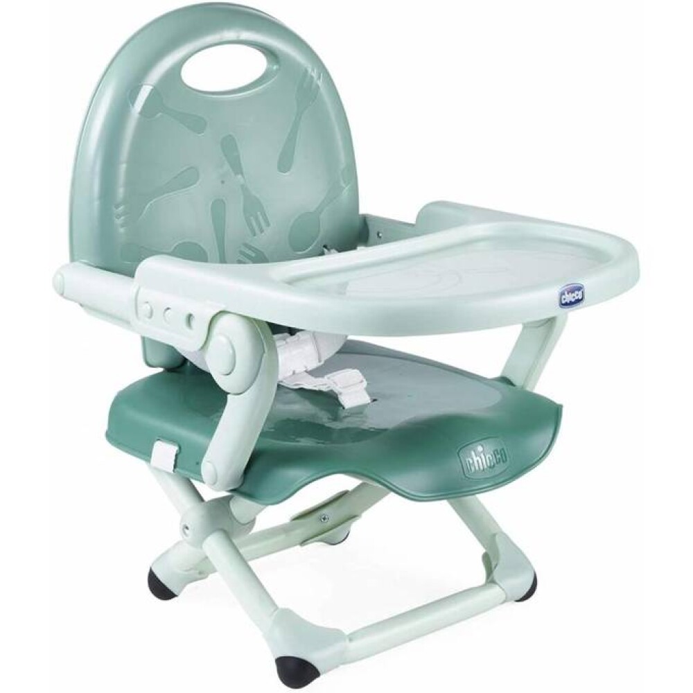 Silla de comer portatil POCKET CHICCO verde agua