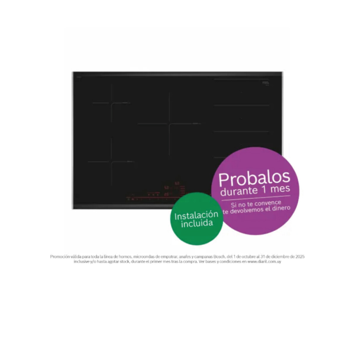 Anafe de induccion Bosch 