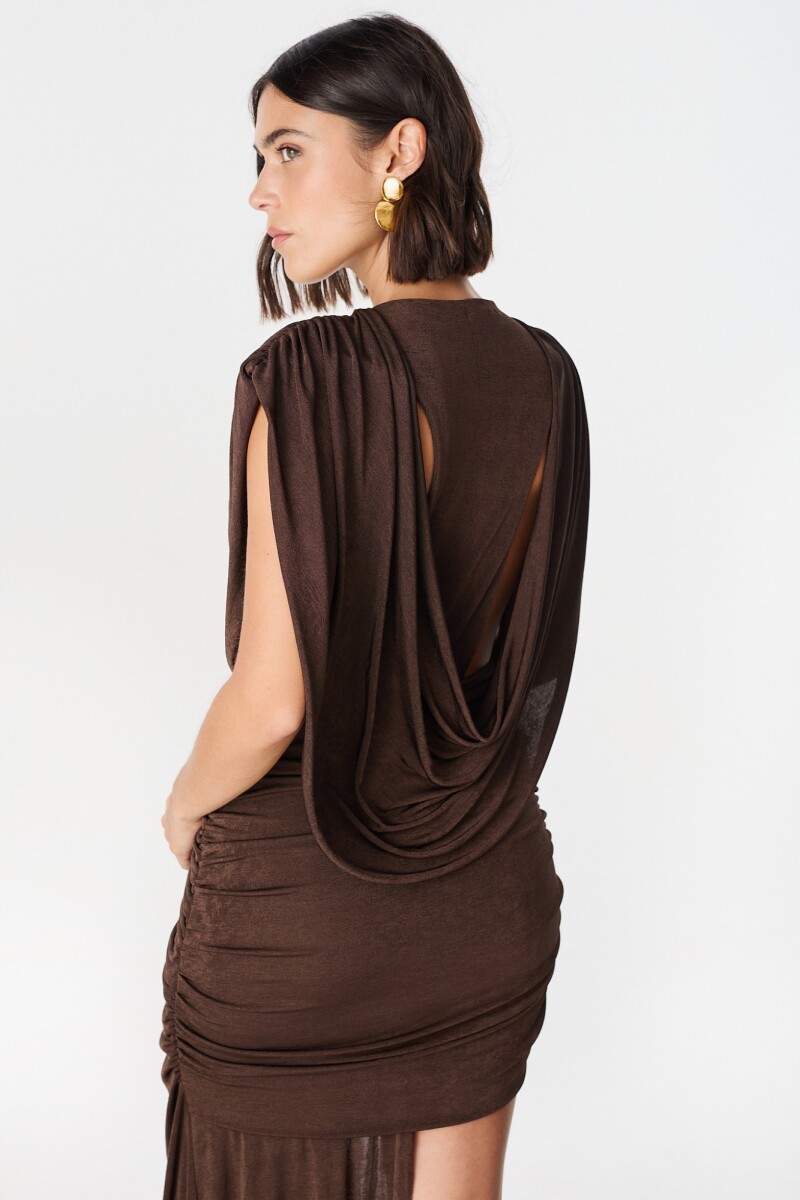 Vestido Corto Gia Chocolate