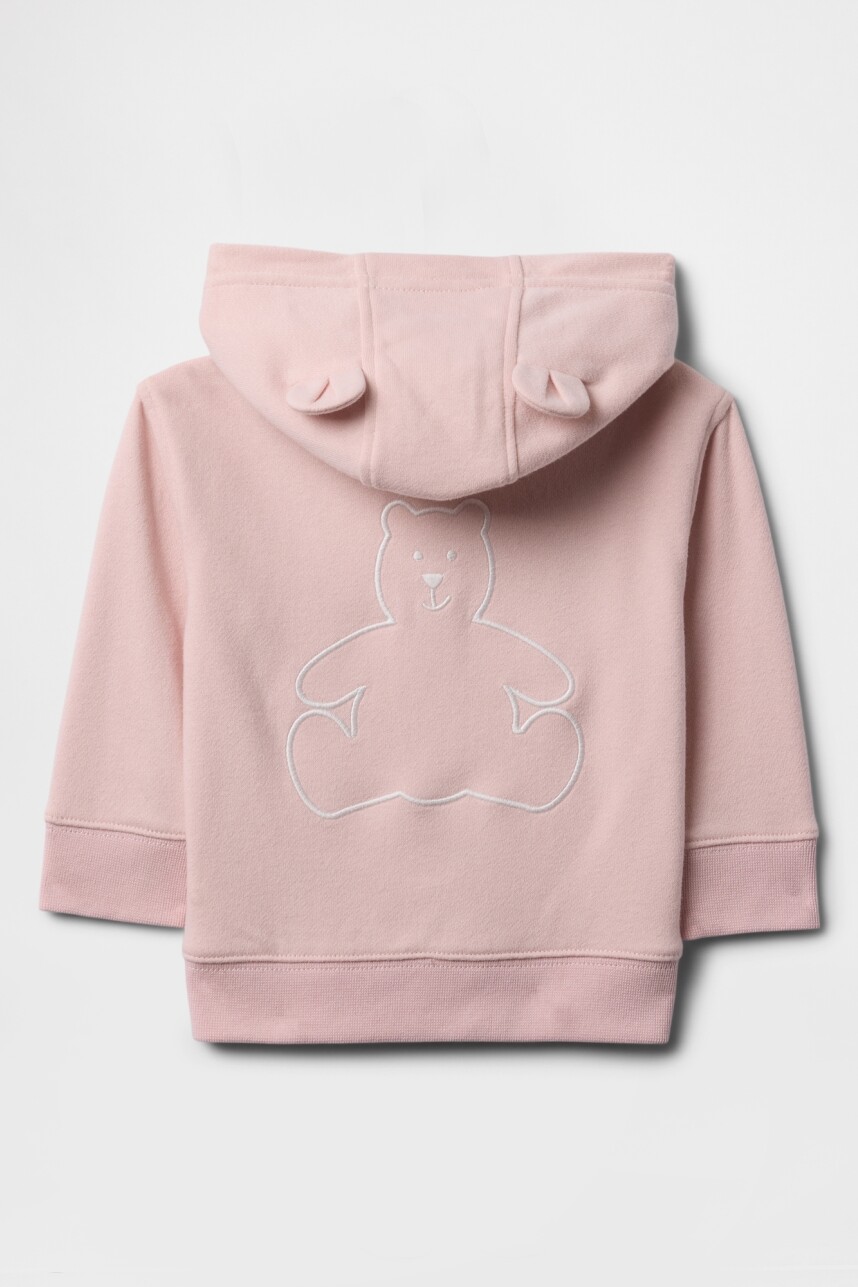 Canguro Logo Gap Sin Felpa Bebé Misty Rose