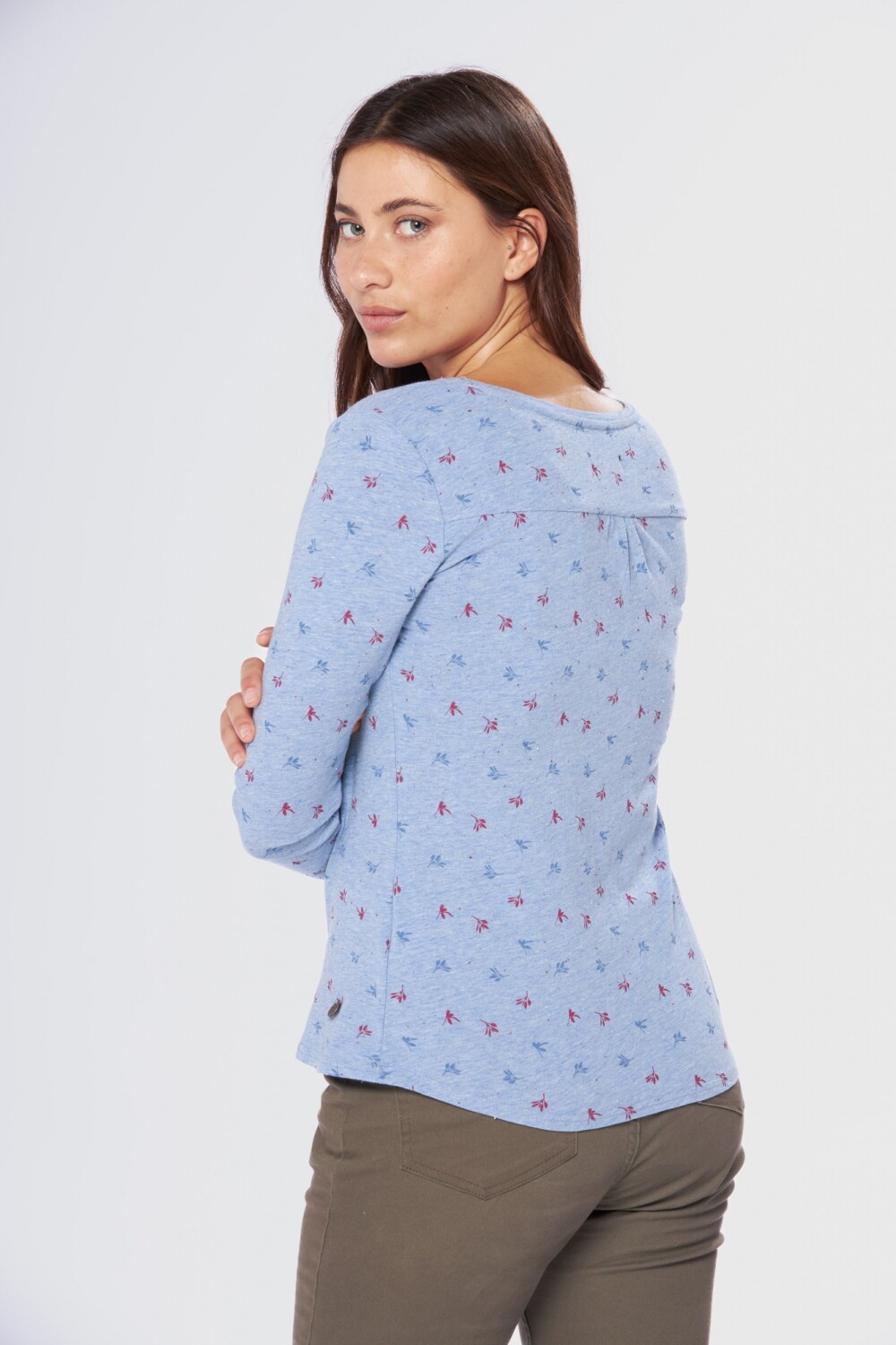 REMERA ESTAMPADA Celeste