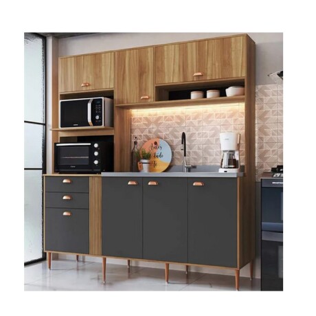 COCINA COMPACTA 1.85 NOGA GRAFITO INTENSO ARTECAS JADE COCINA COMPACTA 1.85 NOGA GRAFITO INTENSO ARTECAS JADE